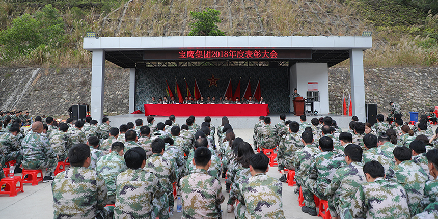 寶鷹集團舉辦年度總結表彰動員大會暨工匠技術展示活動