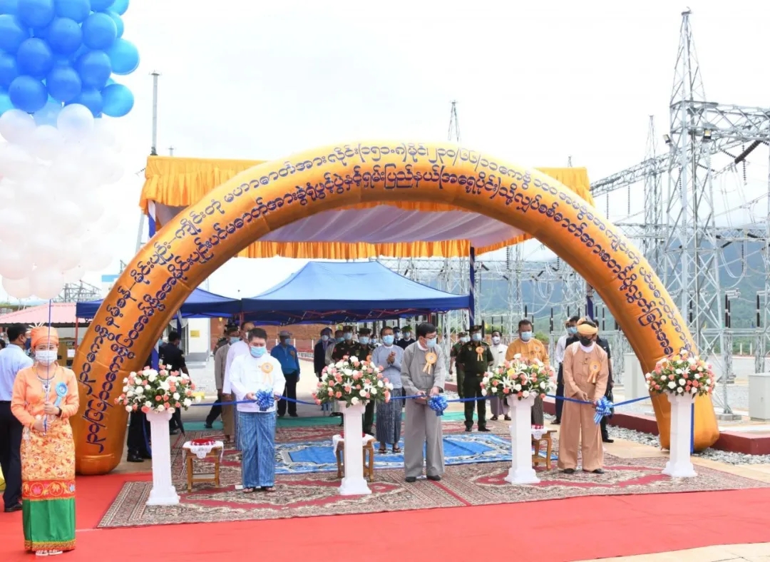 寶鷹集團承建緬甸國家電網項目正式通電 一改當地限時限量用電史